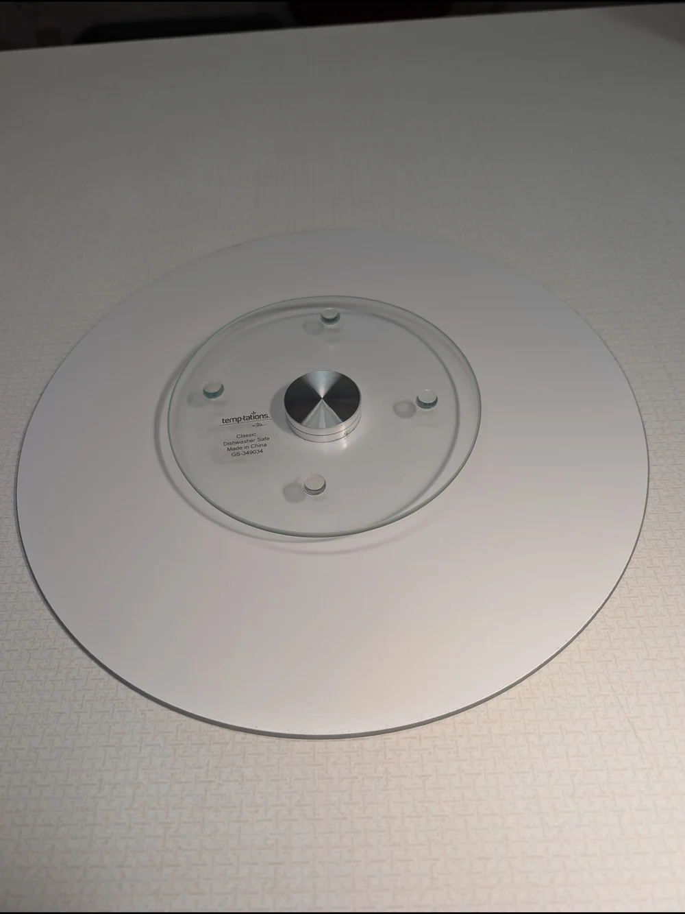 Temptations by Tara Tempered Glass Lazy Susan 